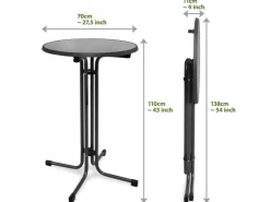 Beautissu Sylt Stehtisch Ø 70 cm* Tische