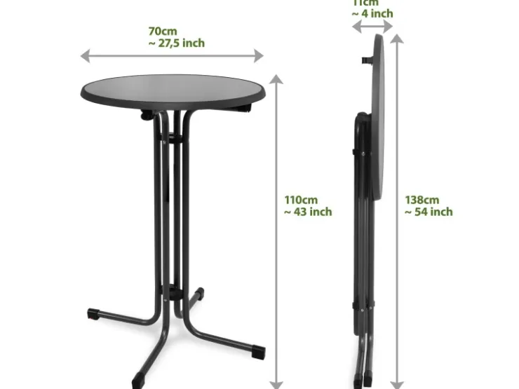 Beautissu Sylt Stehtisch Ø 70 cm* Tische
