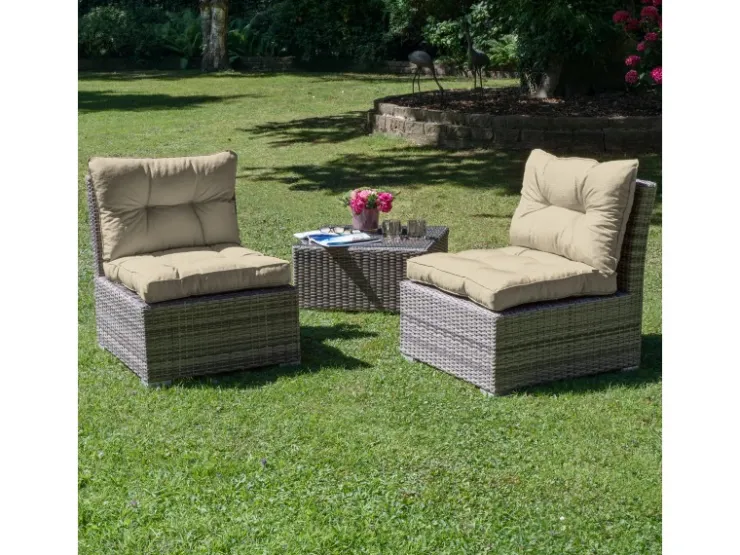 Beautissu Xluna Loungekissen Rücken 60x40x12cm* Kissenbezüge