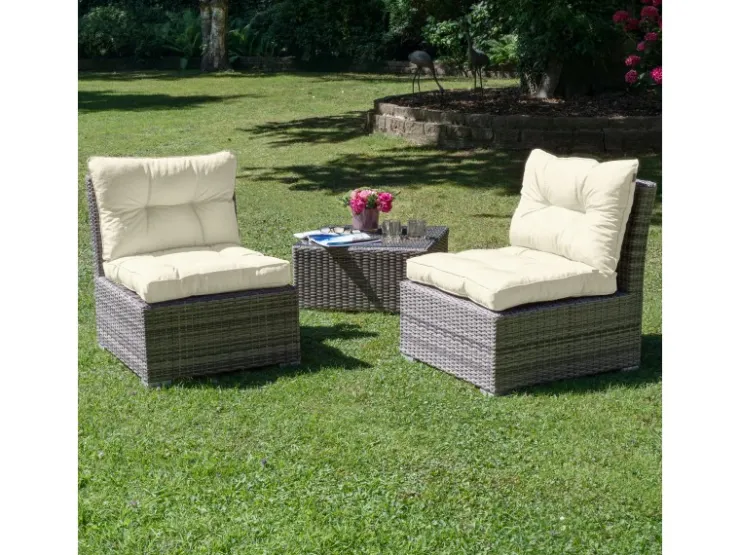 Beautissu Xluna Loungekissen Sitz 50x50x10cm