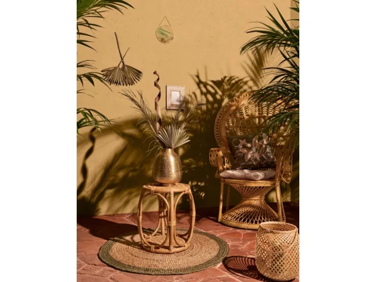 Beistelltisch Safari Lodge Rund 45 cm x Ø 45 cm Natur