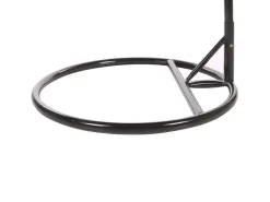 Beliani Hängesessel Schwarz 97x97x199* Sessel