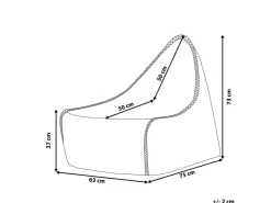 Beliani Sitzsack DROP 75x63x73* Sitzsäcke