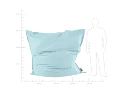 Beliani Sitzsack FUZZY Hell 180x230x20