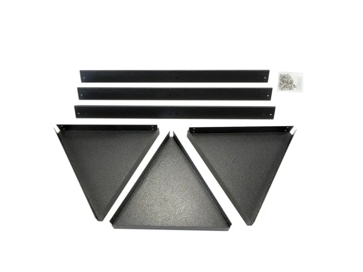 Bellissa Pflanzregal Triangolo Dreieckig Anthrazit-Metallic 71cm x 35cm x 35cm* Eckregale