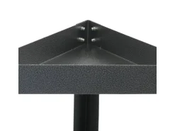 Bellissa Pflanzregal Triangolo Dreieckig Anthrazit-Metallic 71cm x 35cm x 35cm* Eckregale