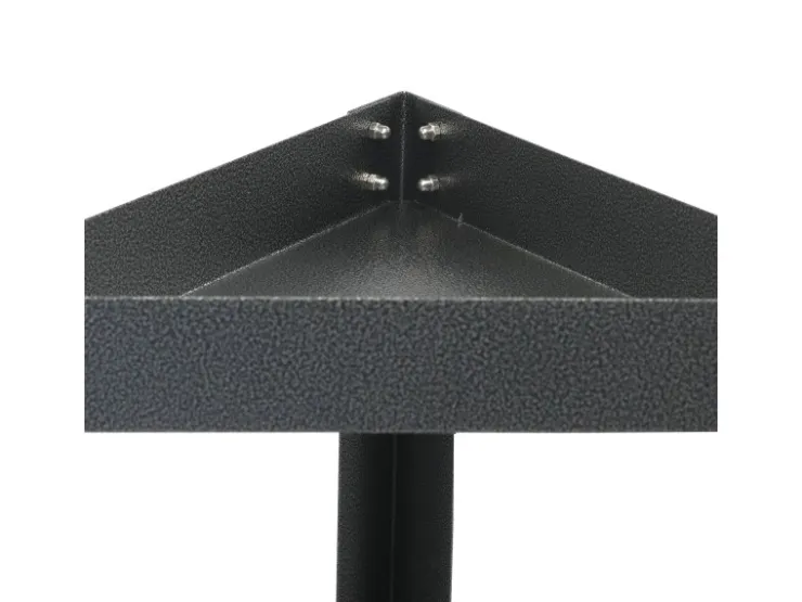 Bellissa Pflanzregal Triangolo Dreieckig Anthrazit-Metallic 71cm x 35cm x 35cm* Eckregale