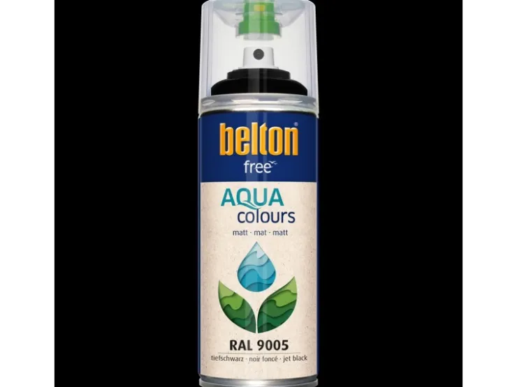 belton Free AQUAcolours Buntlack RAL 9005 matt 400 ml