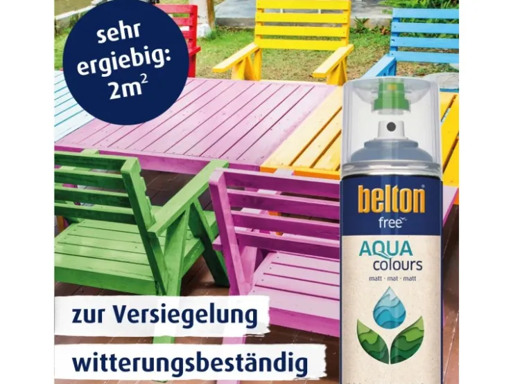 belton Free AQUAcolours Klarlack Transparent matt 400 ml