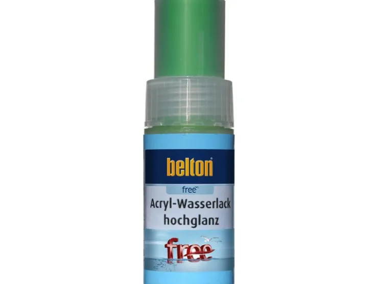 belton Free AQUAcolours Lackstift RAL 6018 hochglänzend 9 ml* Stifte|Sprühlacke