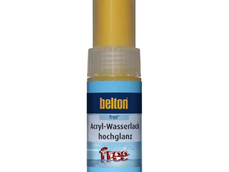 belton Free AQUAcolours Lackstift RAL 1021 hochglänzend 9 ml