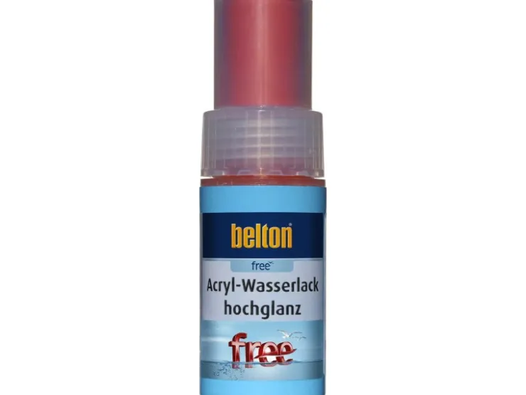 belton Free AQUAcolours Lackstift RAL 3000 hochglänzend 9 ml* Sprühlacke