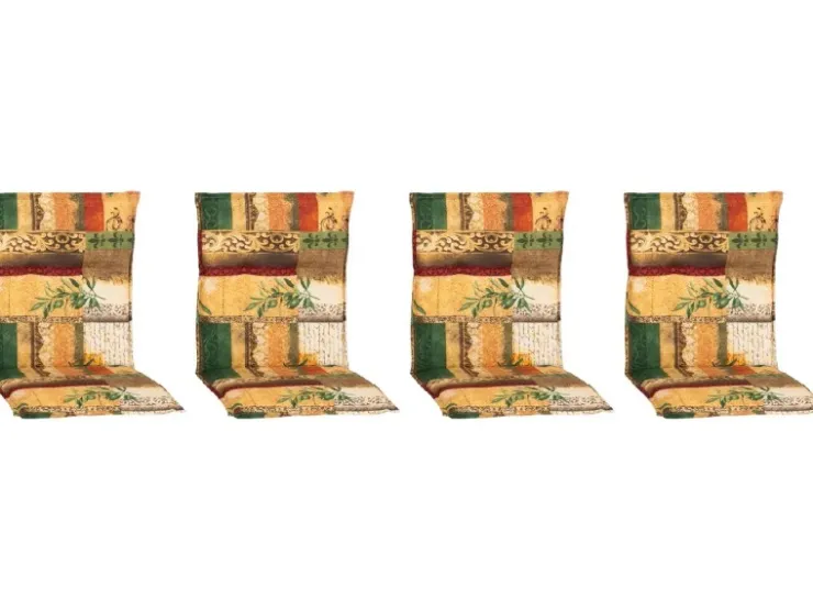 Beo Sitzauflage Niedriglehner Glasgow 4er-Set Beige-Natur