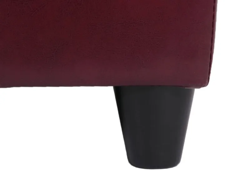 BERLINLODGE Aufbewahrungs-Truhe Sitzbank Lars 45x112x45cm Leder & Kunstleder* Aufbewahrung