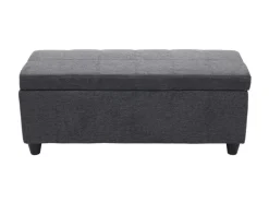 BERLINLODGE Aufbewahrungs-Truhe Lars 45x114x45cm Stoff/Textil* Aufbewahrung