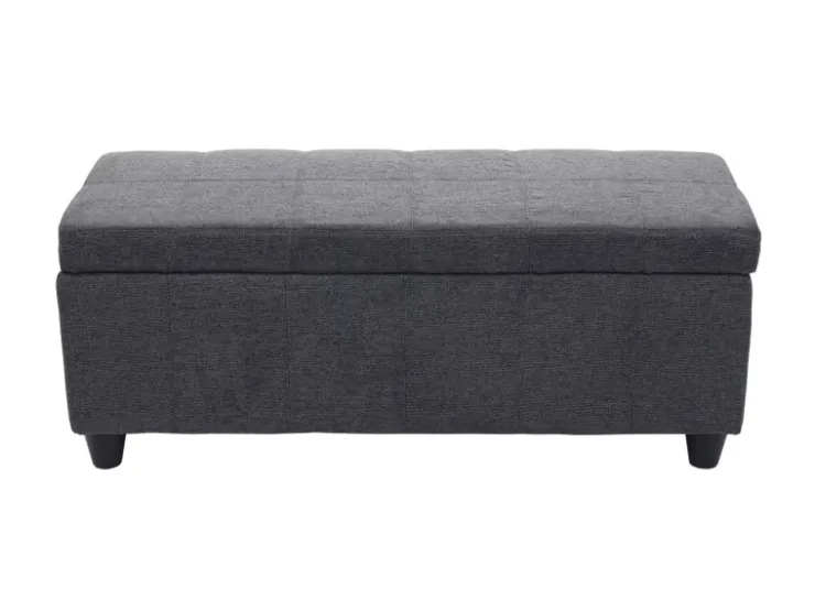 BERLINLODGE Aufbewahrungs-Truhe Lars 45x114x45cm Stoff/Textil* Aufbewahrung