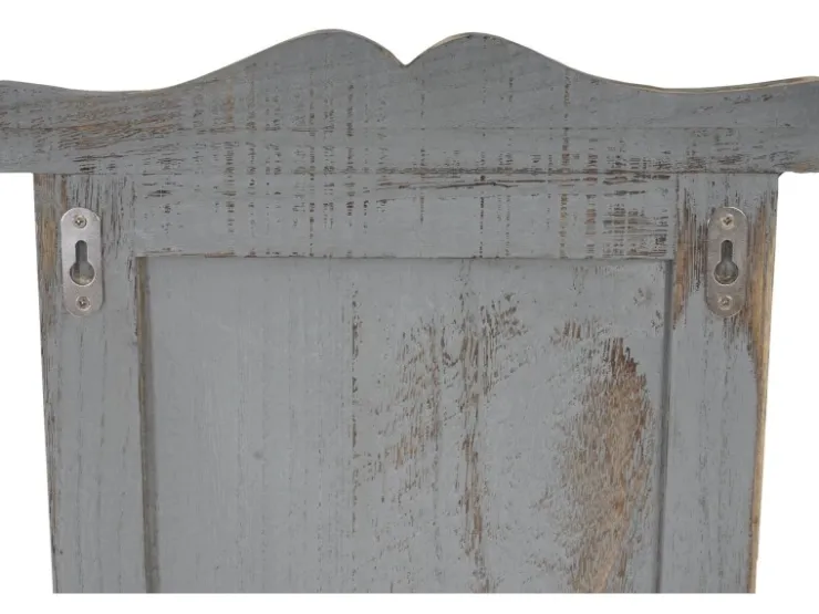 BERLINLODGE Garderobe 2er-Set 109x28x5,5cm Wandhaken Holz Shabby* Garderoben