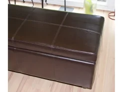 BERLINLODGE Sitzbank Mit Aufbewahrung Lars XXL 45x180x45cm Kunstleder* Aufbewahrung