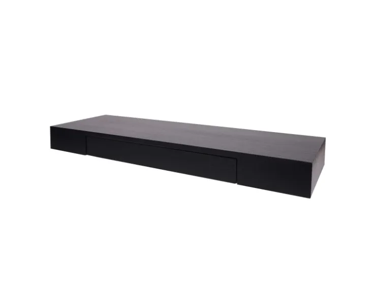 BERLINLODGE Wandregal HxBxT 8x80x25cm Schublade Massiv-Holz Schweberegal Wandboard Hängeregal Regal* Wandregale|Regale Massivholz