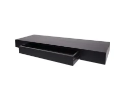 BERLINLODGE Wandregal HxBxT 8x80x25cm Schublade Massiv-Holz Schweberegal Wandboard Hängeregal Regal* Wandregale|Regale Massivholz