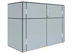Bertilo Gartenschrank HPL Sideboard 155 cm x 75 cm x 116 cm Grau FSC®* Sideboards