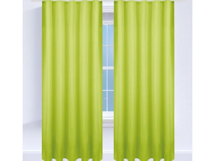 Bestgoodies Dekoschal Ellen Universalband Blickdicht 2er Pack 140 cm x 145 cm Grün