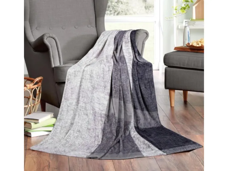 Bestgoodies Home & Living Set Kuscheldecke Cross Check* Überwürfe|Kissenbezüge
