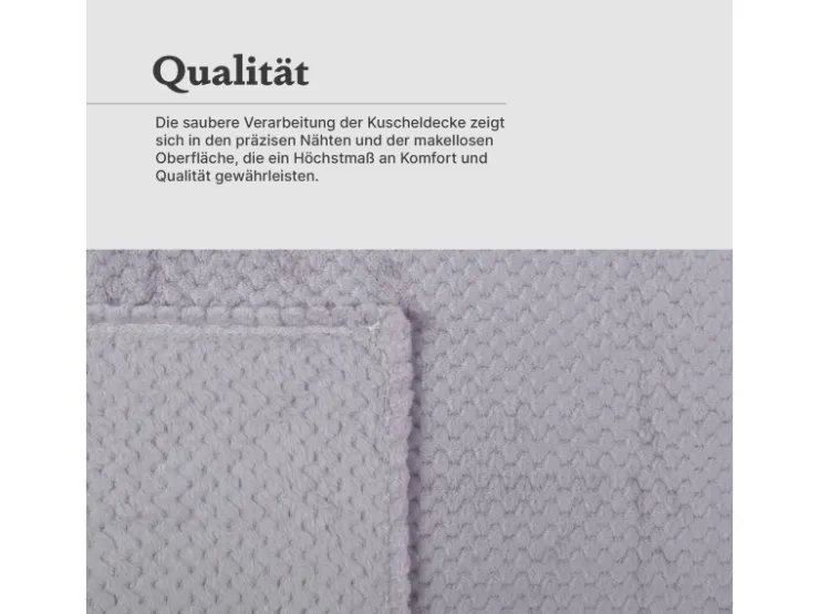 Bestgoodies Kuscheldecke 150 x 200 cm Cashmere Soft Touch Popcorn Etherea* Decken