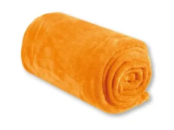 Bestgoodies Mikrofaser Decke Apricot 220 x 240 cm