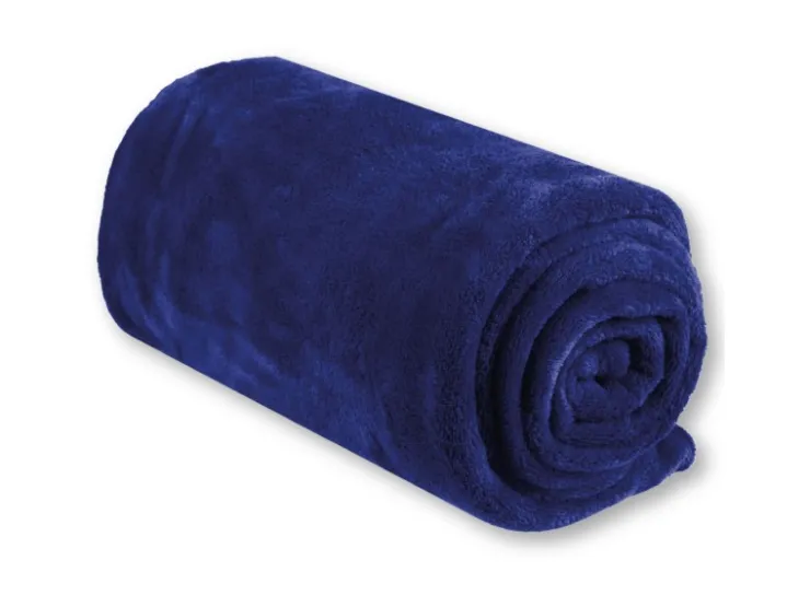 Bestgoodies Mikrofaser Decke Blau Mittelblau 150 x 200 cm