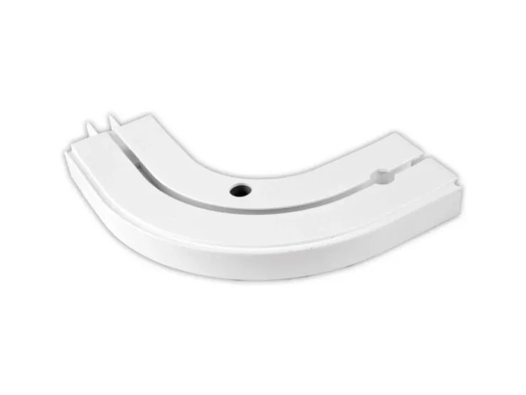 Bestlivings 120 cm Innenlaufschiene 1 Läufig & 2er Set Rundbogen* Gardinenschienen