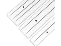 Bestlivings 330 cm Innenlaufschiene 2 Läufig / 2 x 120 cm & 1 x 90 cm* Gardinenschienen