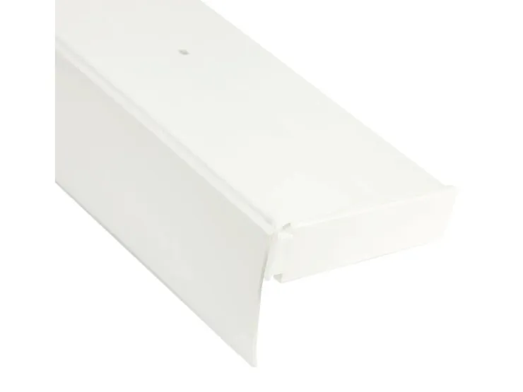 Bestlivings 300 cm Vorhangschiene mit Blende 1 Lauf Weiß / 1 x 120 cm & 2 x 90 cm