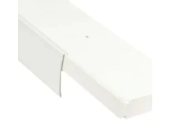 Bestlivings 180 cm Vorhangschiene mit Blende 2 Lauf Weiß / 2 x 90 cm* Gardinenschienen