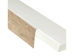 Bestlivings 180 cm Vorhangschiene mit Blende 2 Lauf Sonoma / 2 x 90 cm* Gardinenschienen
