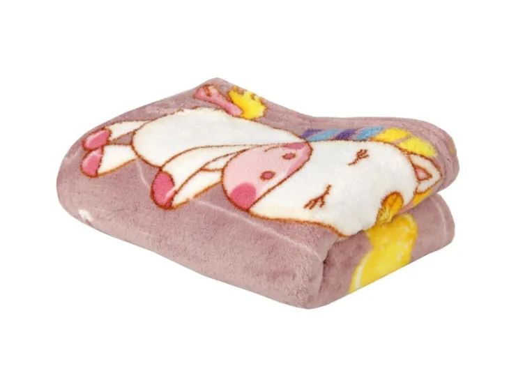 Bestlivings Baby Fleecedecke 75 x 100 cm Einhorn