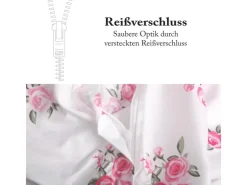Bestlivings Bettwäsche Mikrofaser 80 x 80 cm & 135 x 200 cm Rose* Überwürfe|Decken