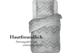 Bestlivings Bettwäsche Renforce 80 x 80 cm & 135 x 200 cm Karo Grau* Bettwäsche