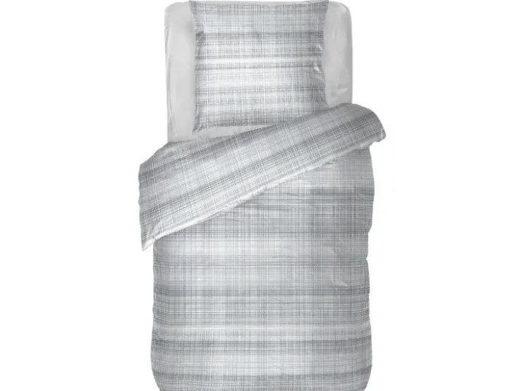 Bestlivings Bettwäsche Renforce 80 x 80 cm & 135 x 200 cm ZickZack Grau* Bettwäsche