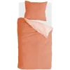 Bestlivings Bettwäsche-Set 135 x 200 cm Side Way Terracotta&White* Überwürfe|Decken