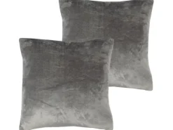 Bestlivings Dekokissen Kuschel Kissenbezug mit Reißverschluss 45 x 45 cm 2er Pack