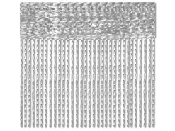 Bestlivings 2er Pack Fadenvorhang Fadengardine Gardine Vorhang 140 cm x 240 cm* Türvorhänge