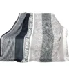Bestlivings Flanell Kuscheldecke Soft Touch 130 x 170 Bella Casa Hellgrau Ornament* Überwürfe|Decken