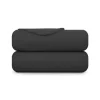 Bestlivings Fleecedecke Mit Kedernaht 130 x 170 cm Schwarz