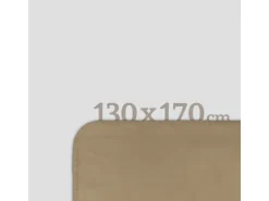 Bestlivings Fleecedecke Mit Kedernaht 130 x 170 cm Taupe* Überwürfe|Decken