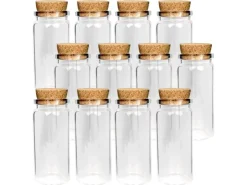 Bestlivings Fläschchen Glas mit Korken 50ml 12er Pack* Ostern