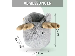 Bestlivings Fußwärmer Plüsch 27 x 40 cm Elch* Ostern|Überwürfe