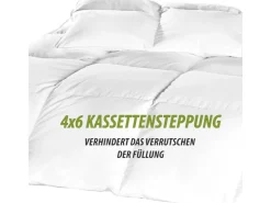 Bestlivings Kassettenbett - Daunen&Federdecke - 135 x 200 cm Inklusive Kissen* Decken