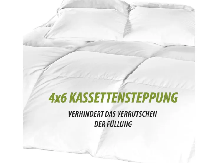 Bestlivings Kassettenbett - Daunen&Federdecke - 135 x 200 cm Inklusive Kissen* Decken