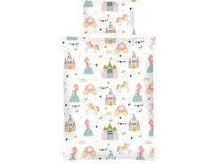 Bestlivings Kinder Bettwäsche 100 x 135 cm & 40 x 60 cm - Prinzessin* Überwürfe|Bettwäsche